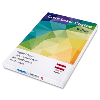 Papírenské zboží - Papír Color Laser Coated A4, matný 135 g, 250 listů