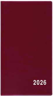 Papírenské zboží - Měsíční diář - Františka - PVC - bordó