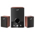 Papírenské zboží - Genius hangszórók SW-HF 2.1 1700 v2, 2.1, 45W, barna-fekete, hangerőszabályzó, 3,5 mm