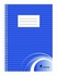 Papírenské zboží - Írótömb, bélelt, drótgyűrűs kötés, A5, 70 lap, VICTORIA