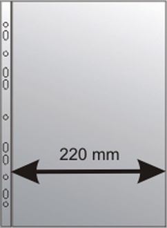 Papírenské zboží - Euroobal A4 U MAXI PP eurozáv. krupička, 100mic. 235x305mm [50 ks]