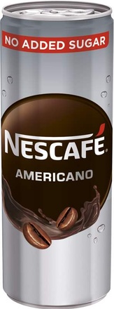 Papírenské zboží - Nescafe Ledová káva Americano 250ml plech bez přidaných cukrů