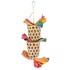 Papírenské zboží - Akasztható kosaras játék fészkelőanyaggal madaraknak 35cm