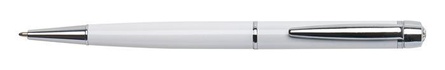 Papírenské zboží - Golyóstoll fehér kristályokkal Lily Pen-MADE WITH SWAROVSKI ELEMENTS, fehér, 13 cm,