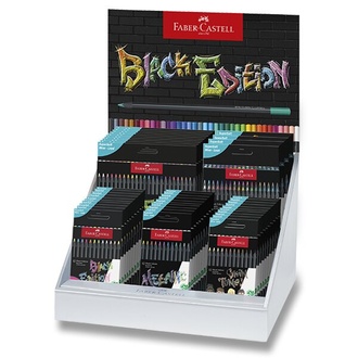 Papírenské zboží - Pastelky Faber-Castell Black Edition stojánek, 44 ks