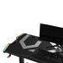 Papírenské zboží - ULTRADESK Gaming asztal FORCE - szürke, 166x70 cm, 76,5 cm, XXL egérpaddal, slu tartóval