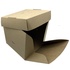 Papírenské zboží - Burgeres doboz (PAP FSC Mix) kihajtható zsírálló kraft 120 x 120 x 100 mm [100 db]