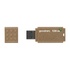 Papírenské zboží - Goodram USB flash meghajtó, USB 3.0, 128 GB, UME3 ECO FRIENLY, barna, UME3-1280EFR11, USB A,