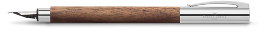 Papírenské zboží - Töltőtoll Ambition Walnut Wood, M, barna Faber-Castell 148580