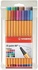 Papírenské zboží - Bélés "Point 88 Bigpoint", 20 különböző szín, készlet, 0,4 mm, STABILO