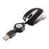 Papírenské zboží - Verbatim Mouse Go Mini 49020, 1000DPI, optikai, 2 tl., 1 kerék, vezetékes USB, fekete, mini